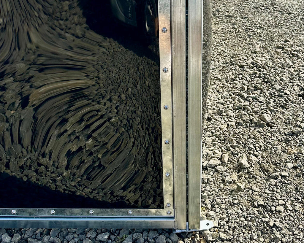 horse stable steel frame 50x50mm box section construction detail